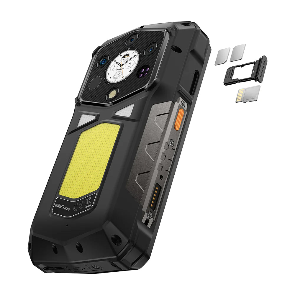 Ulefone Armor 29 PRO Thermal 5G Rugged Phone with Thermal Camera, 21200mAh Battery 120W Fast Charge, 6.67" AMOLED IP68 Waterproof, 16GB+512GB Android 15, 50MP Camera, NFC