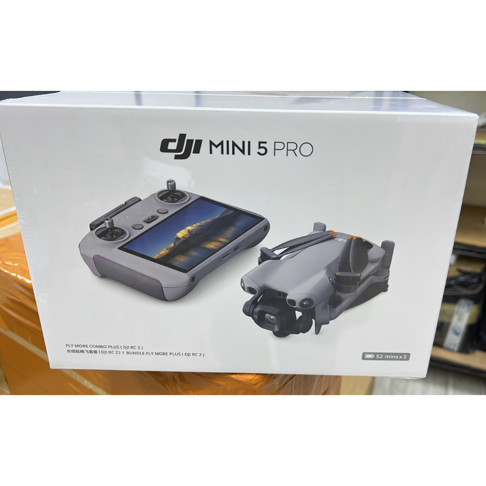 DJI Mini 5 Pro Fly More Combo Plus Drone (with DJI RC 2 Remote Controller) - Asia Spec