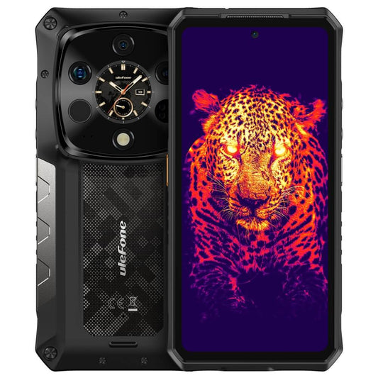 Ulefone Armor 28 Ultra Thermal 5G Rugged Phone with Thermal Camera, 10600mAh Battery 120W Fast Charge, 6.67" AMOLED Dual Screen IP68 Waterproof, 32GB+1TB Android 15, 50MP Sony 1" Sensor, NFC