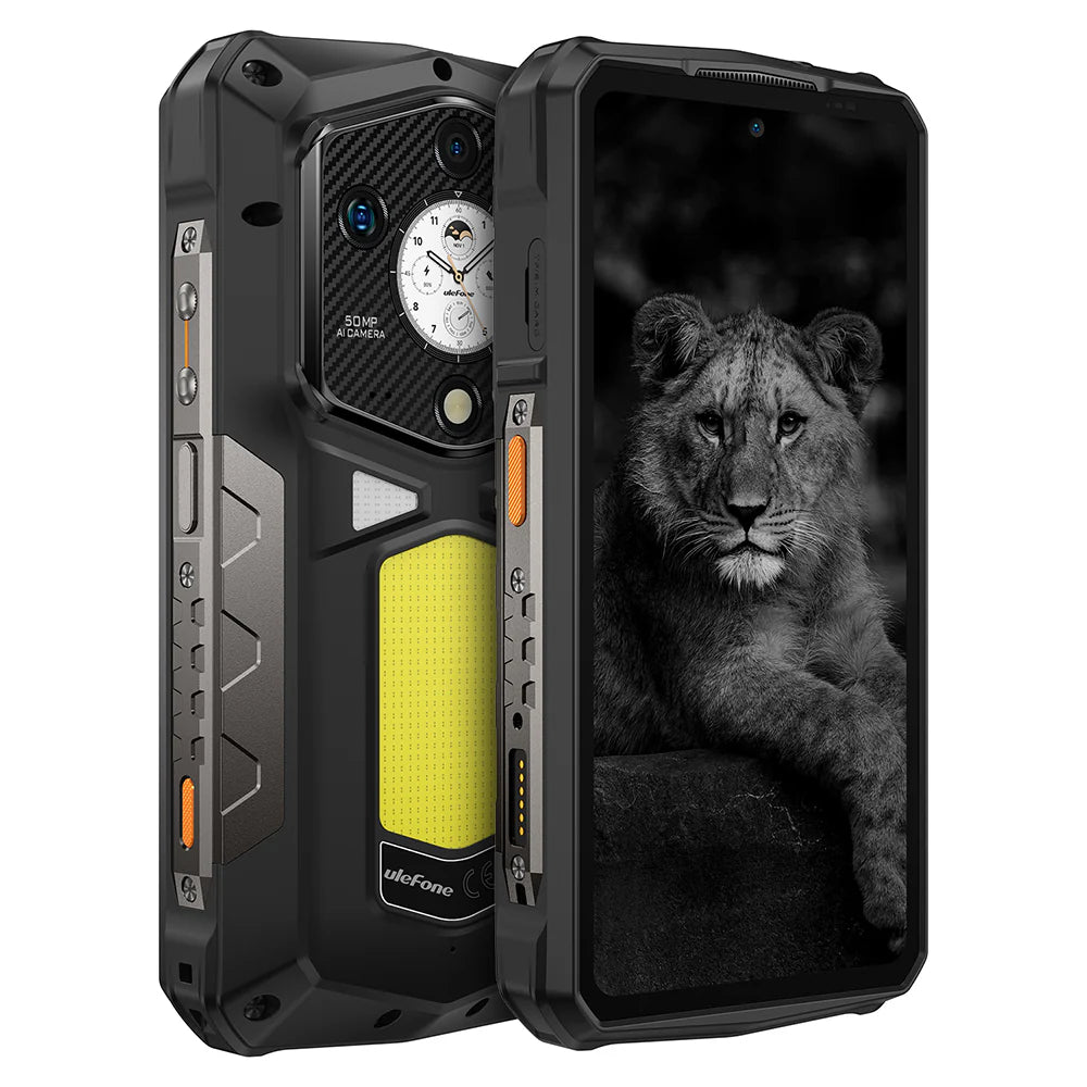 Ulefone Armor 29 PRO 5G Rugged Phone with Dual Display, 21200mAh Battery 120W Fast Charge, 6.67" FHD+ AMOLED IP68 Waterproof, 32GB+512GB Android 15, 64MP Night Vision Camera, NFC