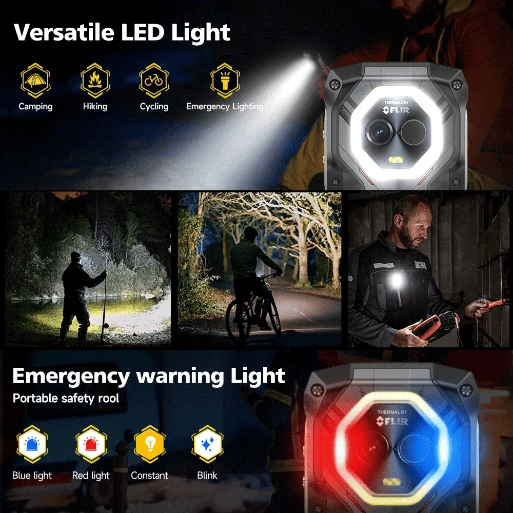 Ulefone Armor Mini 20T PRO 5G Rugged Phone with Thermal Camera, 6200mAh Battery 33W Fast Charge, 4.7" 90Hz IP68 Waterproof, 16GB+256GB Android 14, 50MP Camera, NFC