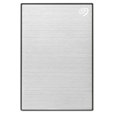 Seagate One Touch STKY2000401 - Hard drive - 2 TB - external (portable) - USB 3.0 - silver - with Seagate Rescue Data Recovery