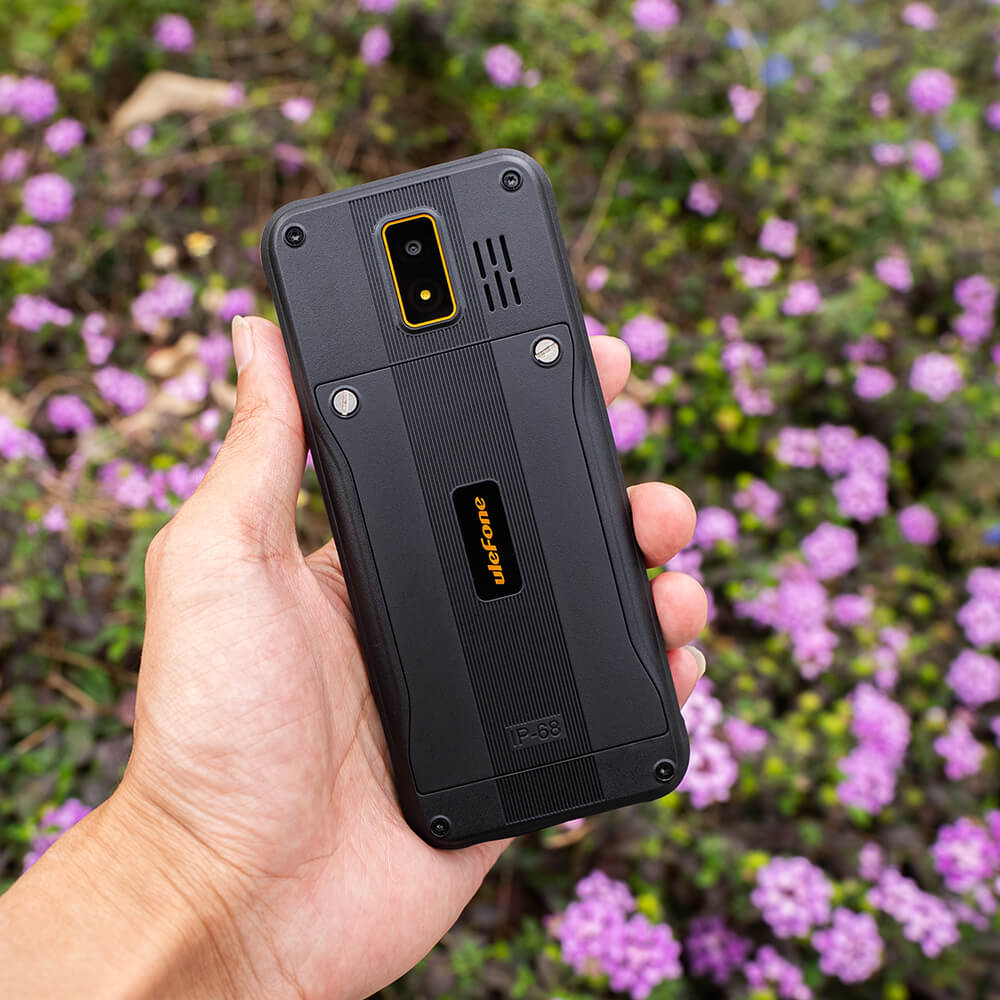Ulefone Armor Mini 4 (4G) Rugged Phone with Keypad, 2100mAh Battery 5W Type-C Charge, 2.8" QVGA IP68 Waterproof, 64MB+128MB Free FM Radio, 2MP Camera, Dual SIM, Flashlight