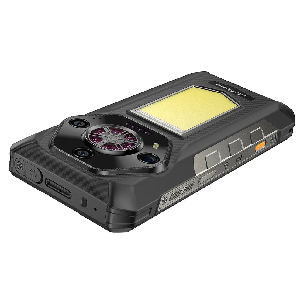 Ulefone Armor 30 4G Rugged Phone with Infinite Halo, 12800mAh Battery 66W Fast Charge, 6.95" FHD+ IP68 Waterproof, 12GB+512GB Android 15, 64MP Camera, NFC